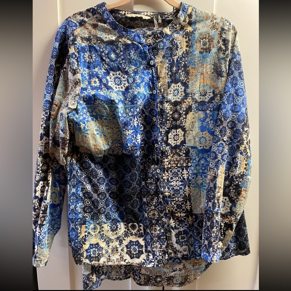 Soft Surroundings Cotton Blouse XL